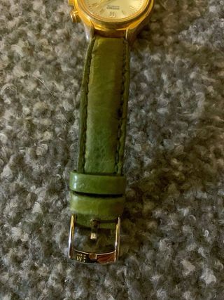 Orologio donna Seiko Kinetic oro e verde