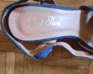 Sandalias de cuña con plataforma esparto.