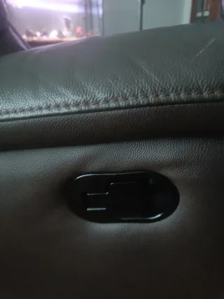 Sofá relax piel marrón chocolate