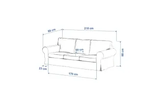 Copridivano in tessuto