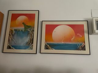 Cuadros hechos a mano con spray