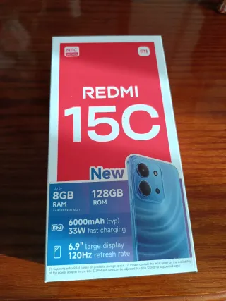 Xiaomi Redmi 15C Nuevo 128GB Azul Libre