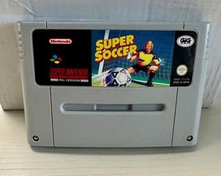 Super Soccer Nintendo SNES PAL Version