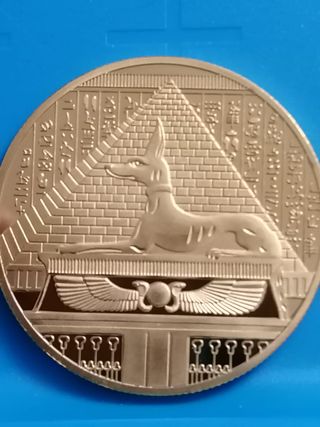 Moneda Dios Anubis Egipcio