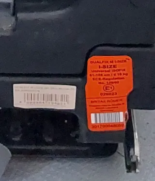 Silla Coche Britax Römer Dualfix I-size Giratoria