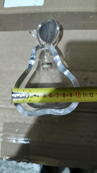 Posacenere in cristallo a forma di pera