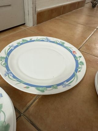 Juego de 19 platos de porcelana