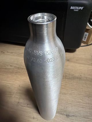 Cilindro CO₂ Acero Inoxidable WP 15 MPa