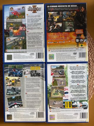 Lote 4 Juegos PS2 (WWI, Urban Chaos, Golden Age, S