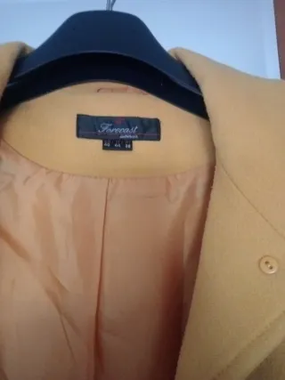 Chaqueta de vestir de mujer amarillo