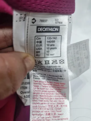 Mono de esquí infantil