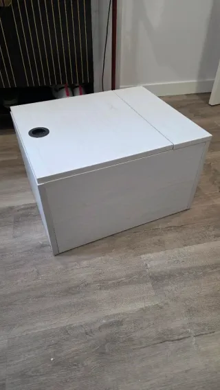 Pack 2 Cajoneras / BLANCO / Madera robusta / Baúl