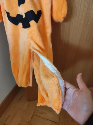 Fato de abóbora para bebé