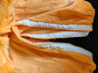 Fato de abóbora para bebé