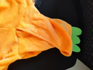 Fato de abóbora para bebé