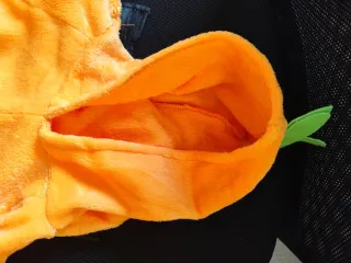 Fato de abóbora para bebé