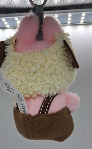 LABUBU Peluche Conejo Rosa y Marrón