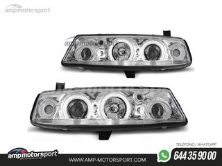 FAROS DELANTEROS OJOS DE ANGEL PARA OPEL CALIBRA