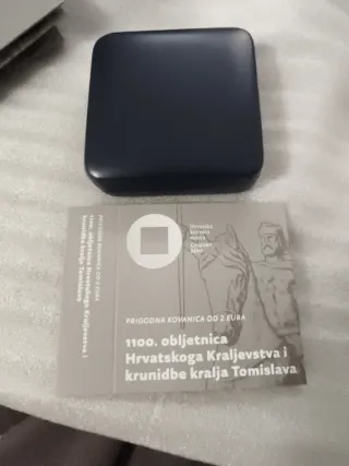 Moneda 2€ Croacia 2025 Proof Rey Tomislav