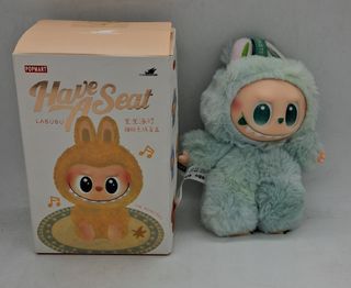 Labubu Peluche Verde y Rosa