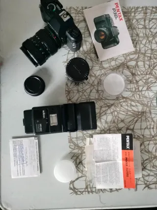 Cámara Pentax-A 1990 Negra