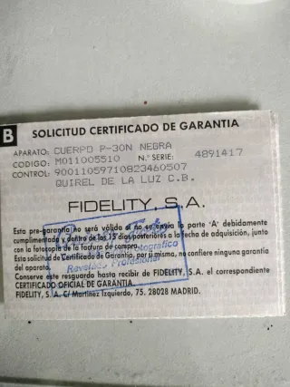 Cámara Pentax-A 1990 Negra