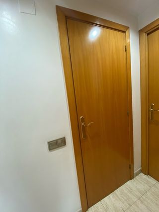 Puerta de interior de madera