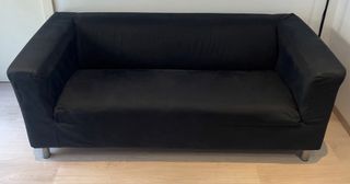 Sofá Ikea Klippan Negro 2/3 plazas