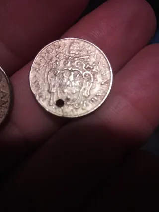 2 Monete Vaticano 20 centesimi 1934 rare