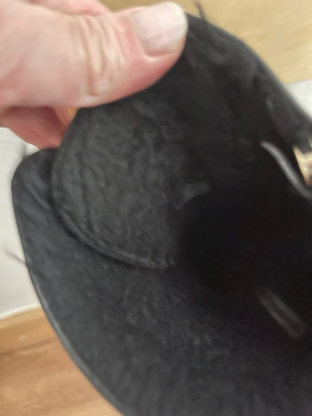 Botines de piel negros con cordones