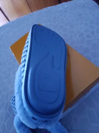 Zapatillas Relax Azul y Gris