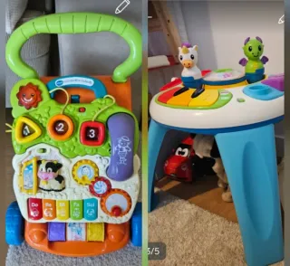 Mesa de juego Y correpasillos VTech