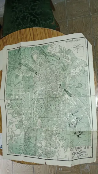 Plano Guía Madrid Años 50