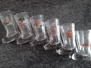 Set 6 Bicchierini Liquore Stivale Italia