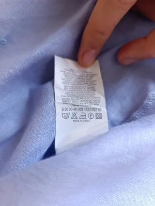 Camisa PROMOD azul talla M