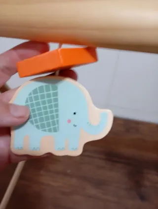 Arco de juegos para bebé de madera