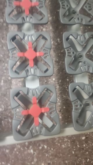 Estructura de cama con somier de piezas