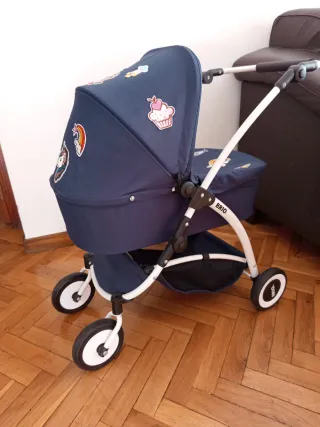 Carrito Muñecas Brio Azul Marino