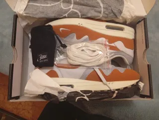 Nike Air Max 1 Patta Naranja Blanco