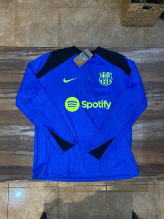 Sudadera Entrenamiento Barça Nike Azul