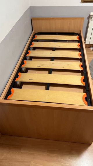 Cama individual 90cm con cajones