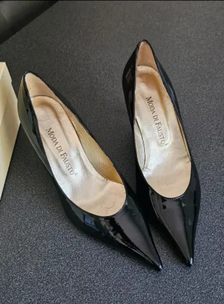 Décolleté vernice Moda di Fausto Tg 38