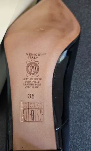 Décolleté vernice Moda di Fausto Tg 38