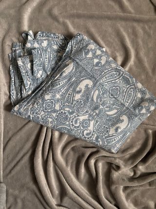 Lenzuolo singolo Ikea Paisley Blu/Bianco