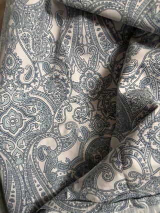 Lenzuolo singolo Ikea Paisley Blu/Bianco