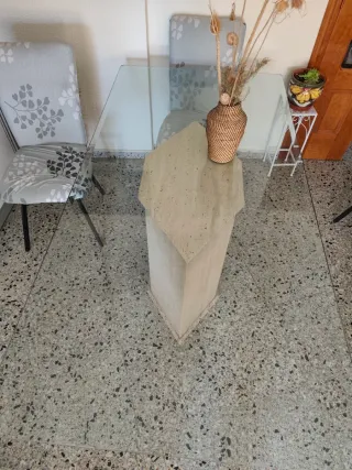 Mesa de cristal comedor