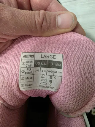 Patines en línea infantiles rosas y negros 36-39