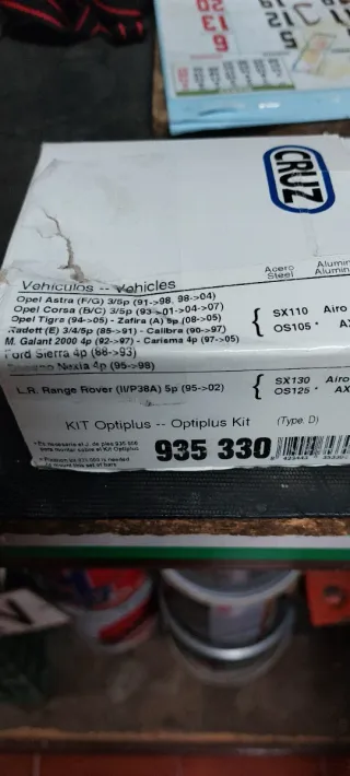 BARRAS TECHO CRUZ OPEL NUEVAS