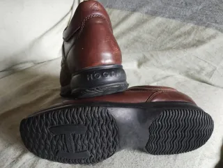 Hogan Sneakers Uomo Marrone Pelle