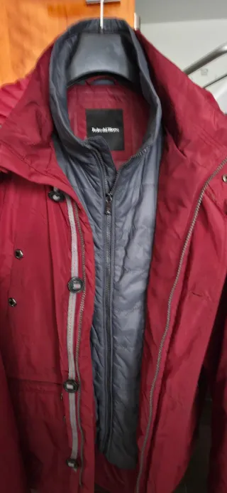 Parka Pedro del Hierro Talla XL Roja